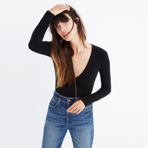 madewell wrap bodysuit